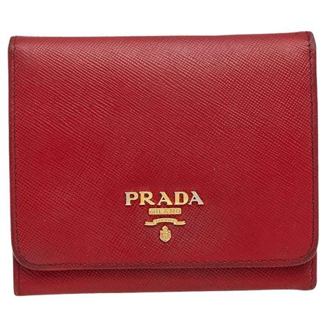 prada zip wallet red|Prada zippy wallet.